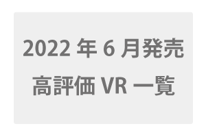 2022年6月発売の高評価VR一覧