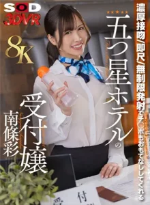 3DSVR-1936【VR】【8K】濃厚接吻・即尺・無制限発射でチ○ポをおもてなししてくれる五つ星ホテルの受付嬢 南條彩